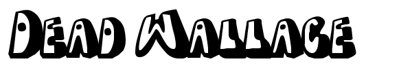 Dead Wallace font preview